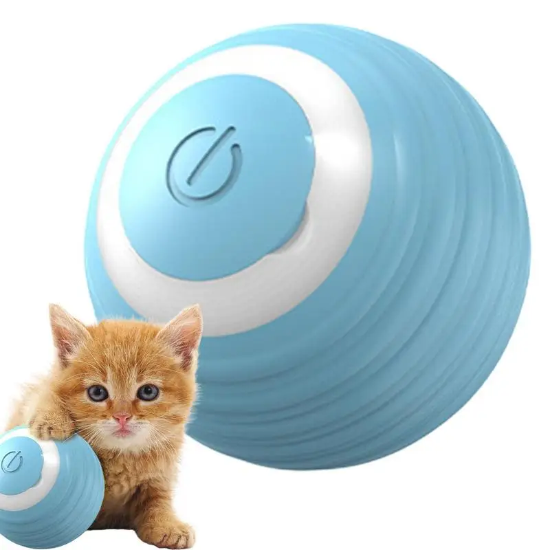 

Самовращающийся мяч для кошек, автоматические умные игрушки для кошек, Электрический мяч со стандартным USB Перезаряжаемый Электрический вращающийся игрушечный мяч для домашних животных