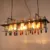 American Retro Industrial Rust Metal Colored Wine Bottle Glass Chandelier Coffee Shop Bar Restaurant LED Decorative Pendant Lamp #1