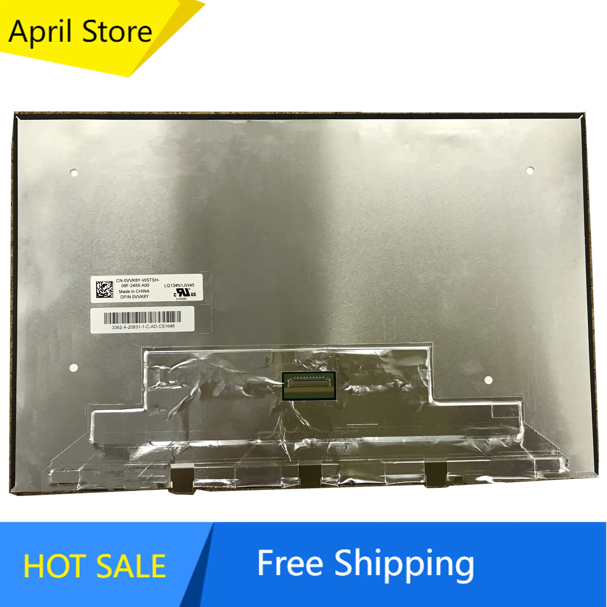 

Матрица ЖК-экрана для ноутбука LQ134N1JW45 13,4 дюйма DP/N: 0VVK8Y без касания