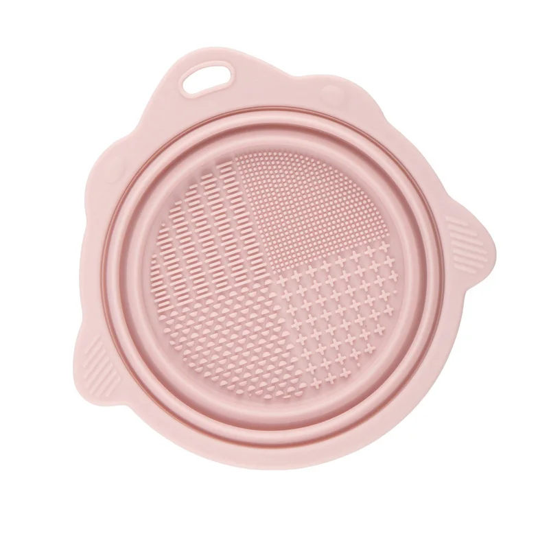 Silicone Makeup Brush Cleaning Bowl and Soft Scrubber Mat