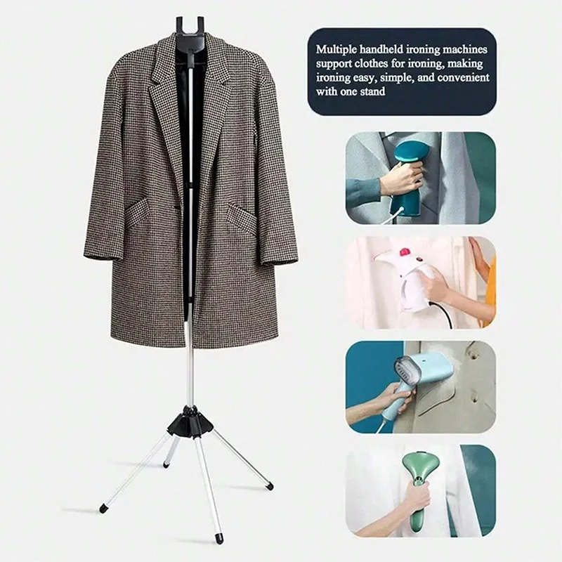 Clothes Steamer Rack 160cm Adjustable Clothes Steamer Rack Telescopic Vertical Fabric Hanging