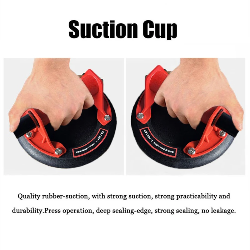 Vacuum Suction Cup Carrying Capacity Heavy Duty Glass Suction Cup Lifter for Granite Tile Glass Manual Lifting
