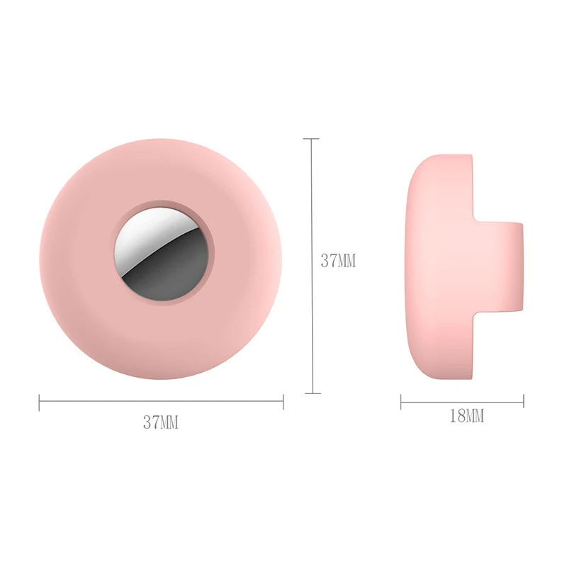 Airtag Dog Collar Holder Silicone Appl Air Tag Protective Cover Case Suitable For Cat And Pet Harness Ring 1pc