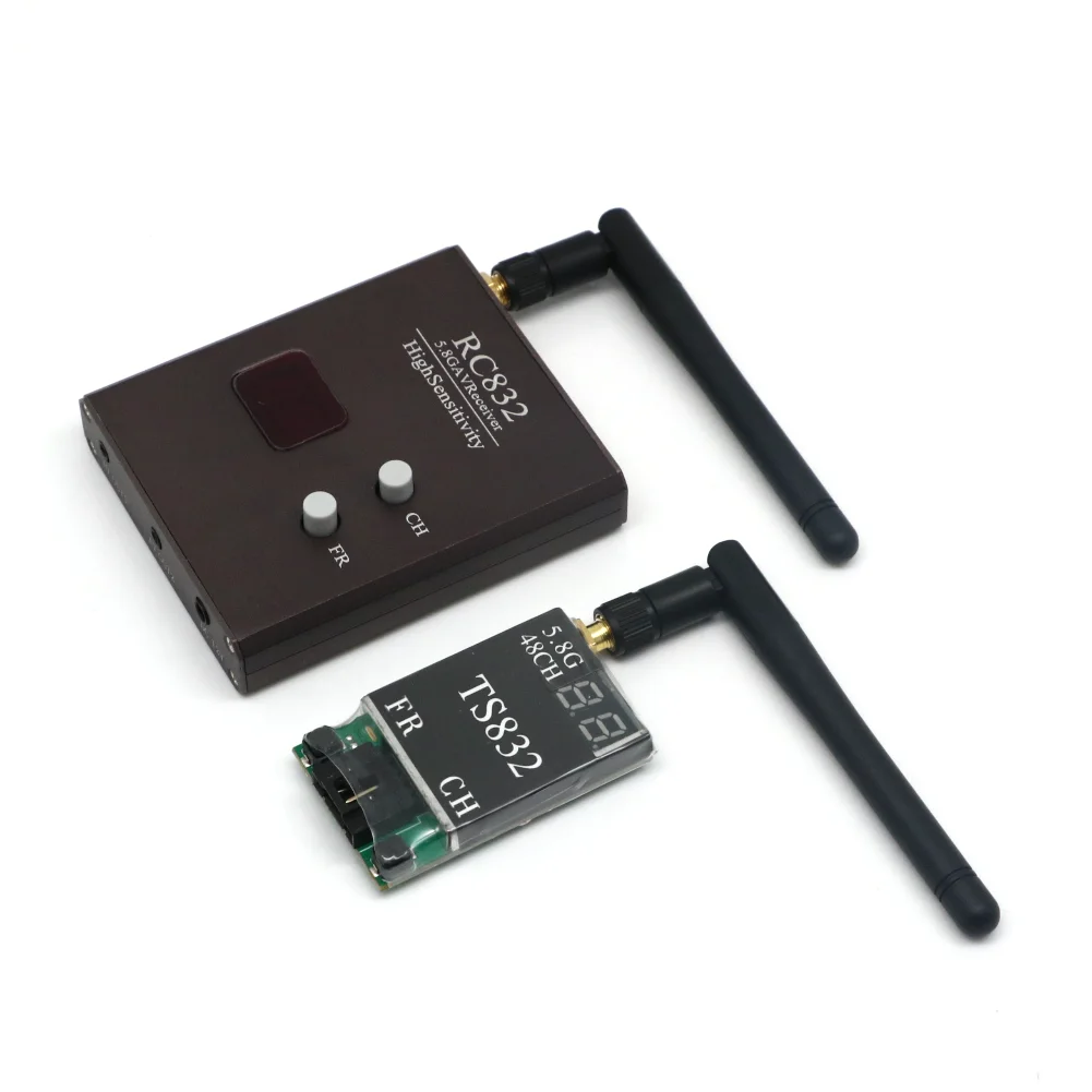 Transmissor Ts832 & Receptor Rc832 48ch 5.8g 600mw 5km Áudio sem Fio Transmissão de Vídeo para Fpv Multicopter Aeronave Quadcopter - Image 3