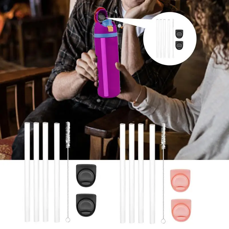 

Insulated Replacement Stopper Silicon Straws Stopper For Owala FreeSip Bottle Seal Bottle Caps Leak For Stainless Steel Owala
