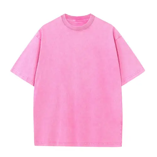 Men's Summer T-shirt 230G Heavy Cotton Vintage Washed T-Shirts Oversized Short Sleeve Loose Streetwear Short Sleeve Tops Tee - Image 9