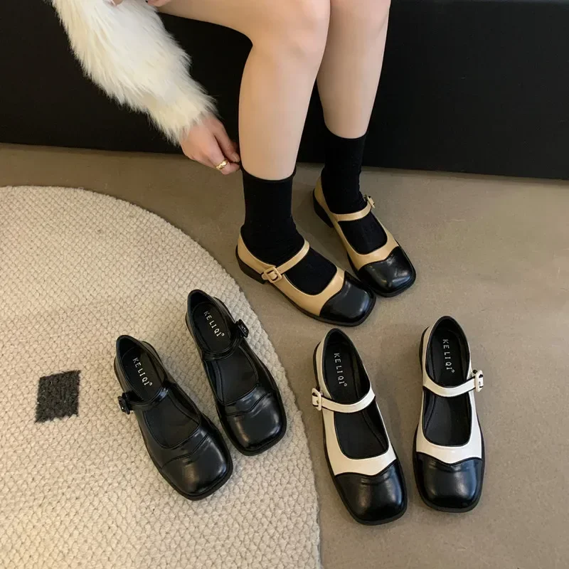 

Женские кроссовки с закрытым носком, Повседневная Удобная классическая обувь на платформе, каблук, клоги, круглый носок