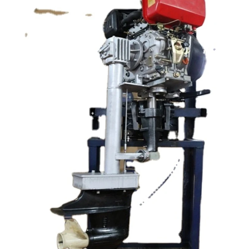 10HP air cooled 2 cylinder diesel marine outboard engine