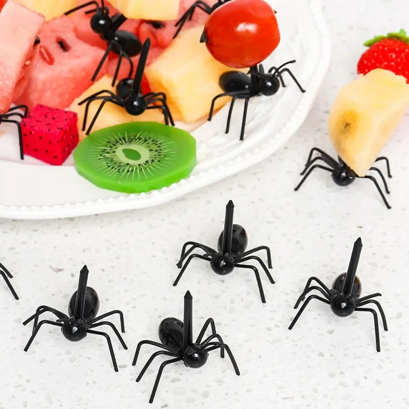 Fruit Fork 12Pcs/Set Ant Reusable Bento Sticks Dim Sum Cake Cocktail Party