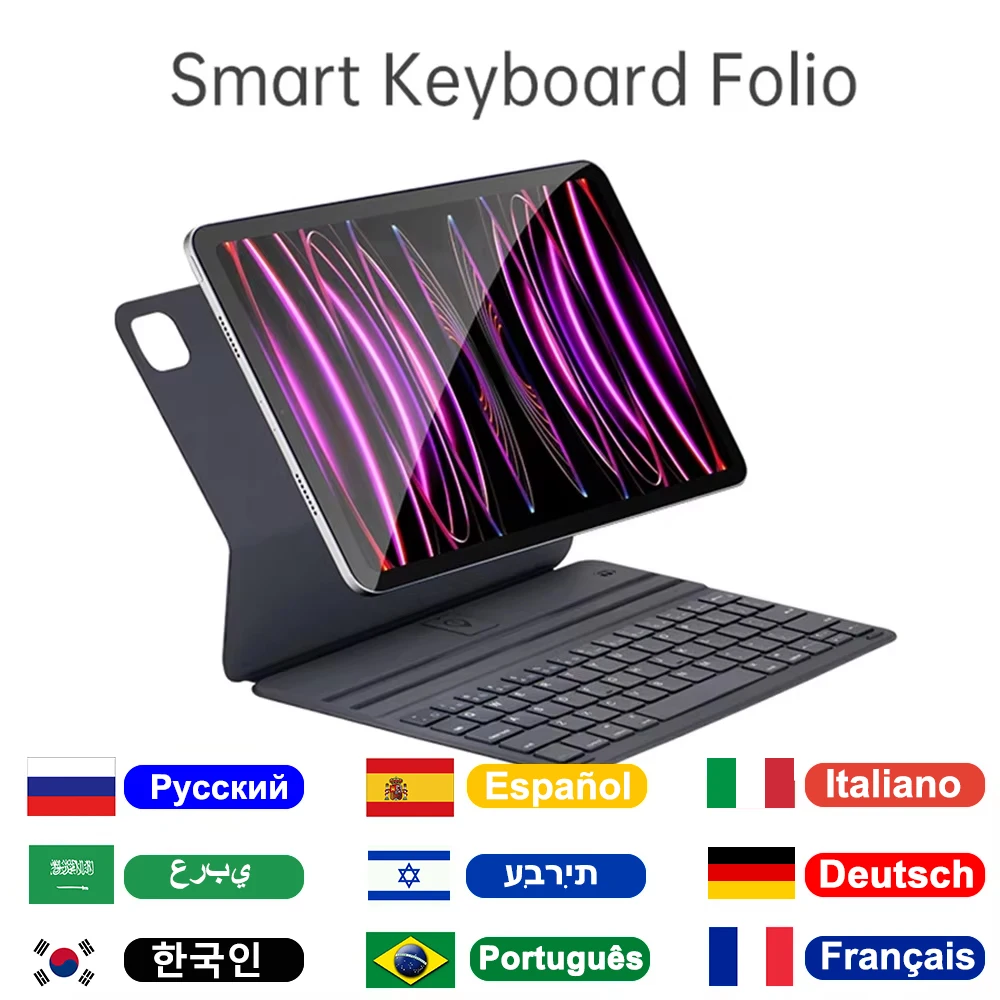 Compact Wireless Keyboard Folio with Smart Cover