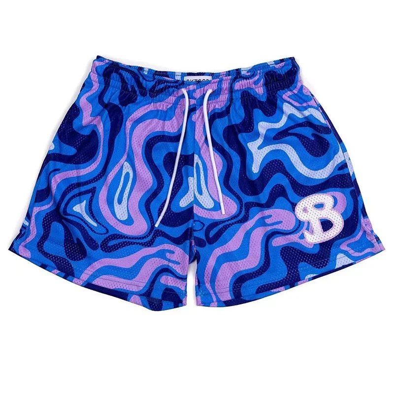 Sports Shorts Summer Basketball Mesh Breathable quick drying quarter Sports Shorts Men Sportswear