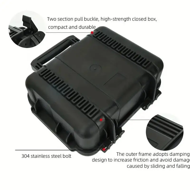 Tool Box Small Protable Waterproof Shockproof Storage