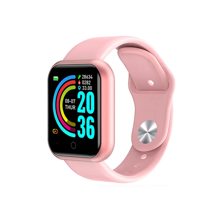 Smart Watch Fitness Tracker Bracelet Real Step Count Fashion Smart Sports Watch Fitness Tracker Android IOS Smart Bracelet Men's Waterproof
