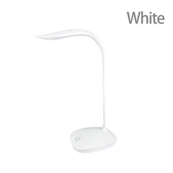 Portable LED Table Lamp with Touch Dimming and Eye Protection for Office and Home Lighting (WHITE)