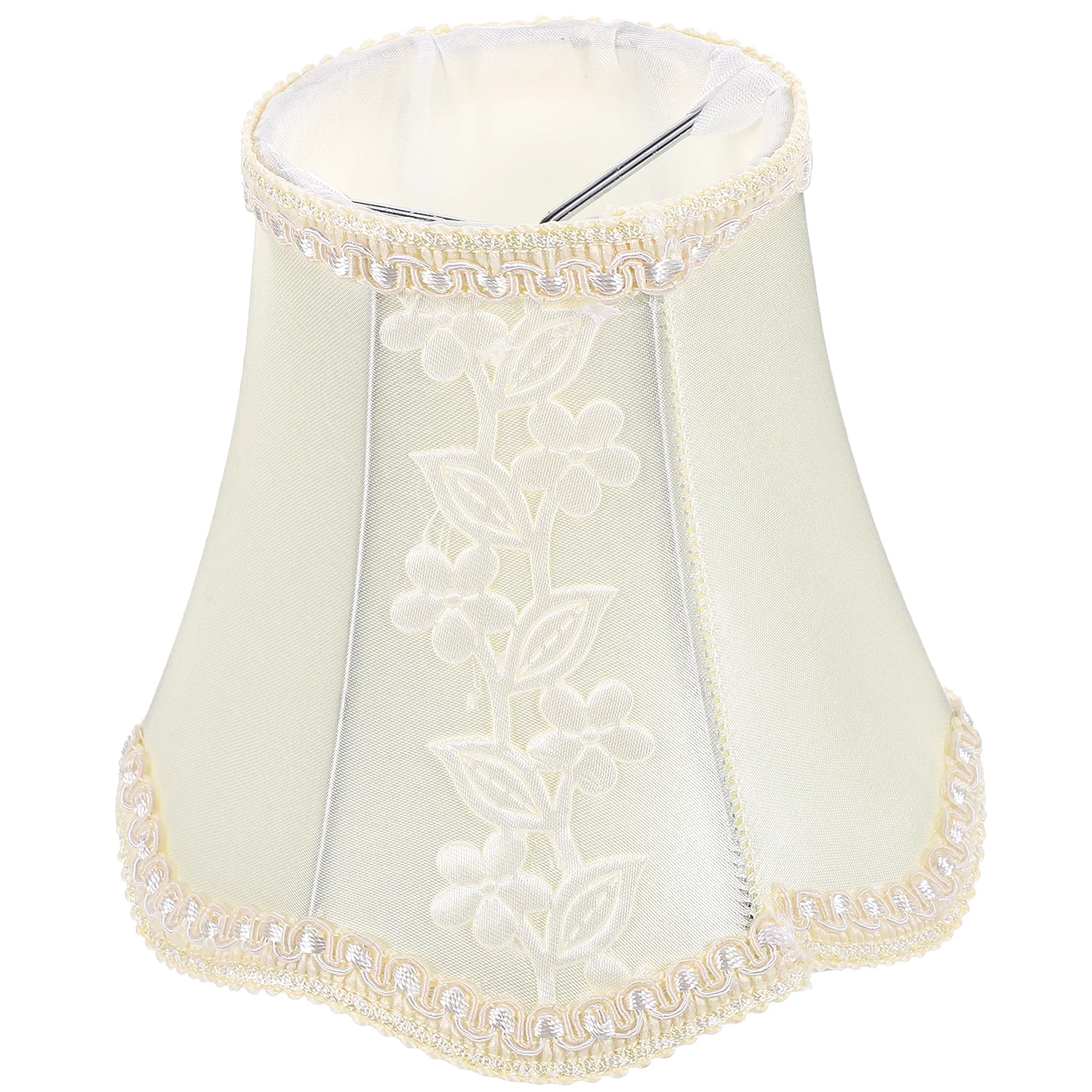 

Clip Bulb Lampshade Decor Creative Fabric Modern Style Light Protector Nightstand