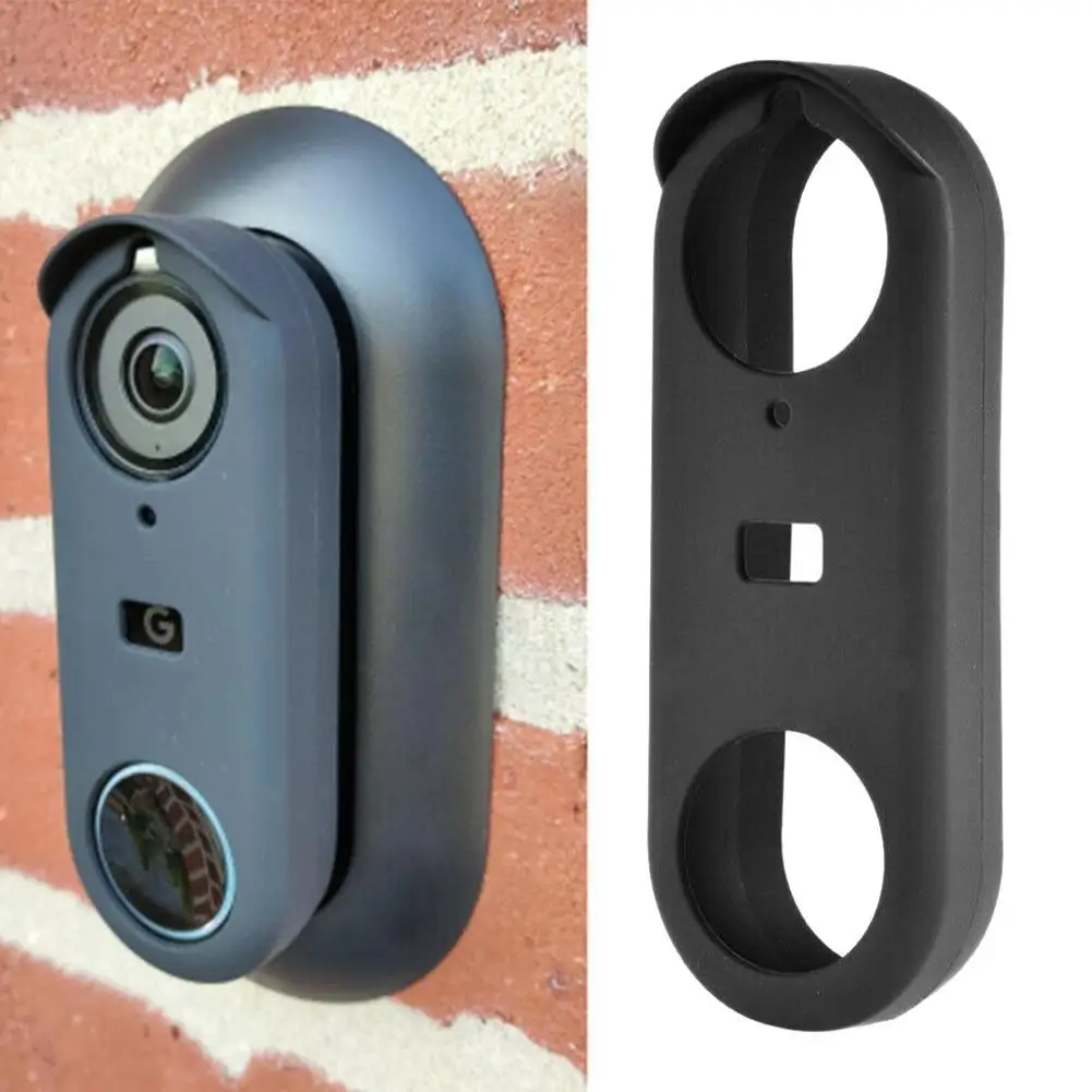 

Silicone Protective Case For Nest Hello Video Doorbell UV Weather Resistant Waterproof Night Vision Silica Cover For Nest H F7T3