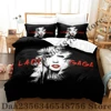 New lady gaga Mayhem Bedding Set Single Twin Full Queen King Size Bed Set Adult Kid Bedroom Duvetcover Sets Anime Bed 3