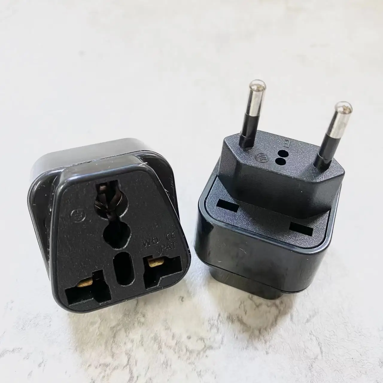 EU Europe Power Plug Adapter US To Brazil Israel Plug Power Plug