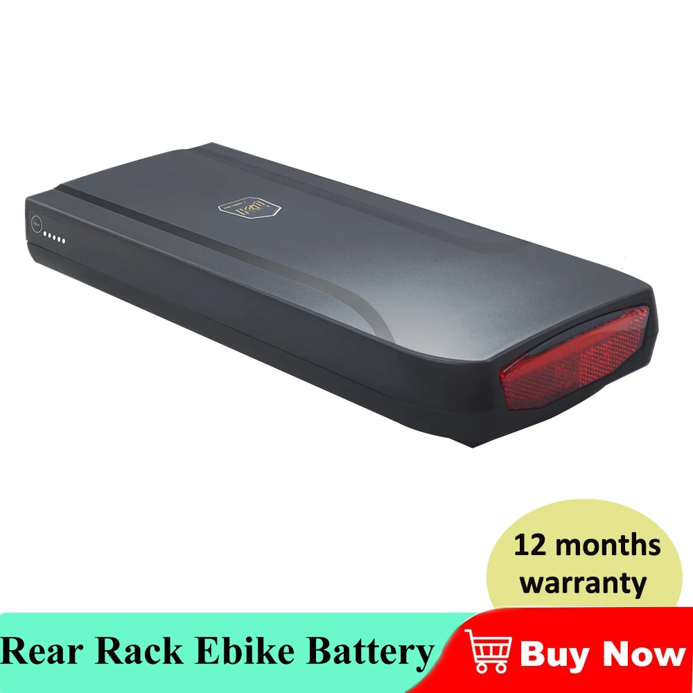 Phyllion Ebike Akku Rear Rack Battery 48V 12Ah 36V 10.4Ah 15Ah 18Ah