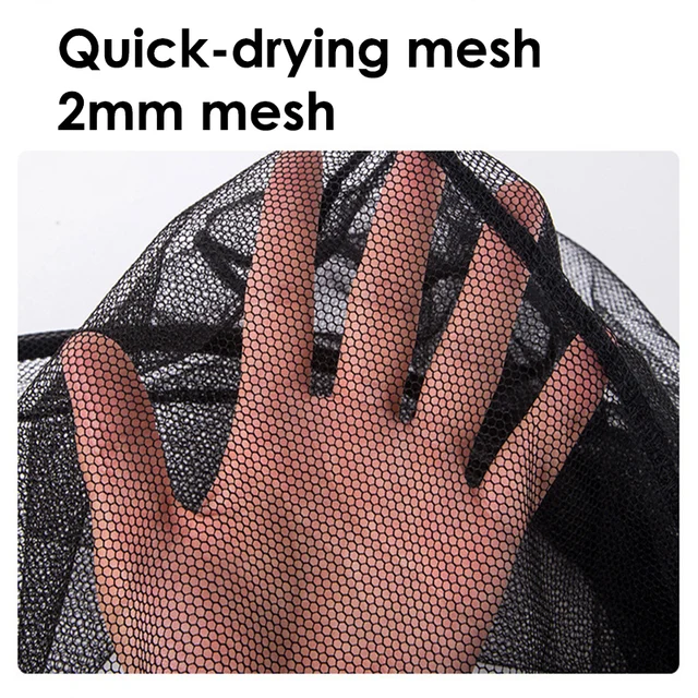 VZ 1PC, quick-drying mesh, landing hand net accessories, 2mm fine mesh, fishing net replacement mesh 2