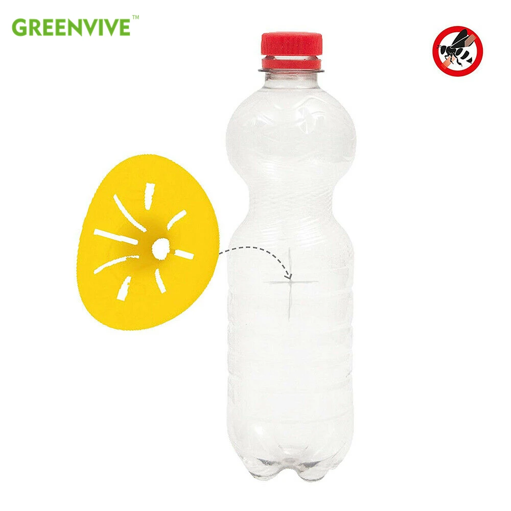 30Pcs Eco- Friendly Bee Hornets Catcher Wasp Insetti Imbuto Killer Bottiglia Di Plastica Riutilizzabile Trappole Per Vespe