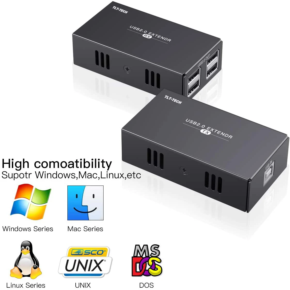 

TLT-ANK 1080P @ 60 Гц 200 м HDMI видео удлинитель через IP поддержка одного передатчика ко многим приемниками