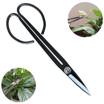 Professional Steel Long Handle Bonsai Scissors Plant Branch Shears Gardening Pruning Bonsai Scissors Flowers Plant Grafting Tool