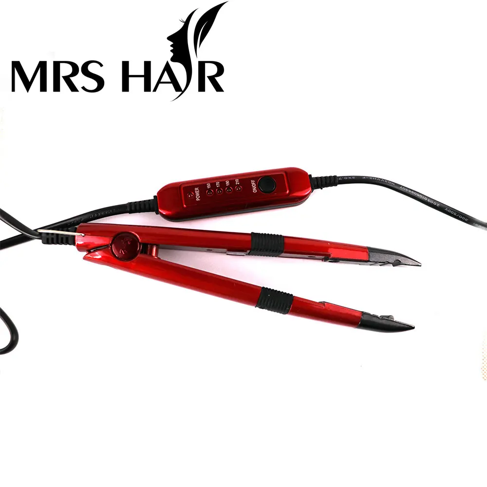 Iron Fusion Hair Connector Control, Heat Hair, Loof Queratina para extensões de cabelo, Hair Fusion, Hair Extensions Tools