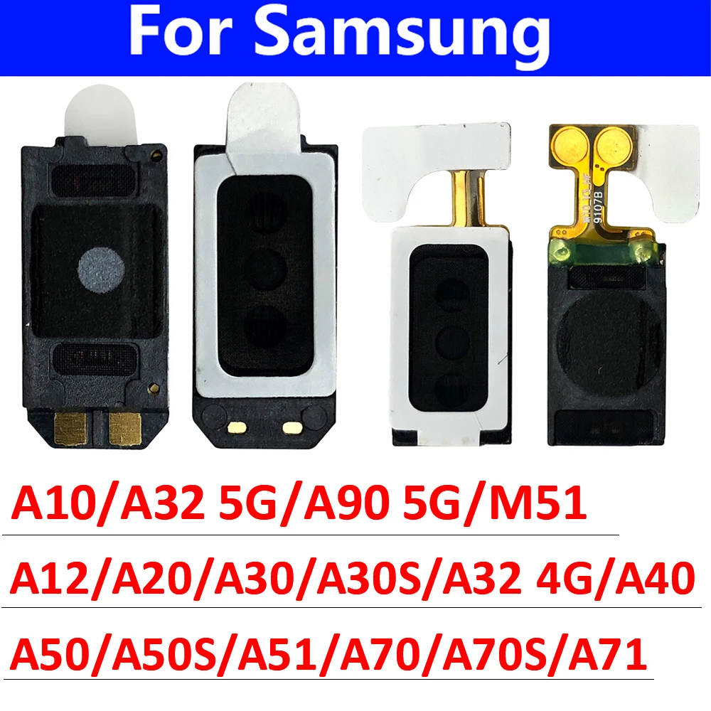Per Samsung A10 A12 A20 A30 A50 A50S A51 A70 A70S A71 M51 A30S A90 5G Auricolare Auricolare Auricolare Altoparlante Suono Flex