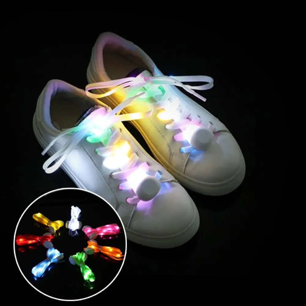 Women Shoelaces Sport Shoes Party Decoration Luminous Sneakers Elastic Shoelaces Cross Braiding Strap Shoe Accessories