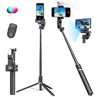 AOCHUAN M2PRO Smartphone Gimbal Stabilizer1-Axis Stabilizer Face Tracking without App 4-in-1 Mobile Gimbal Stabilizer for phone