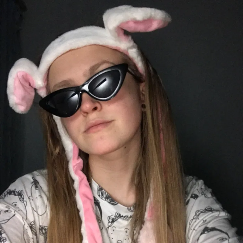 【Happier】 Cute Rabbit Ears Headband Moving Ears Airbag Bunny Hat Kids Plush Toys Women Girls Cosplay Decoration Headwear Hair Accessories. 