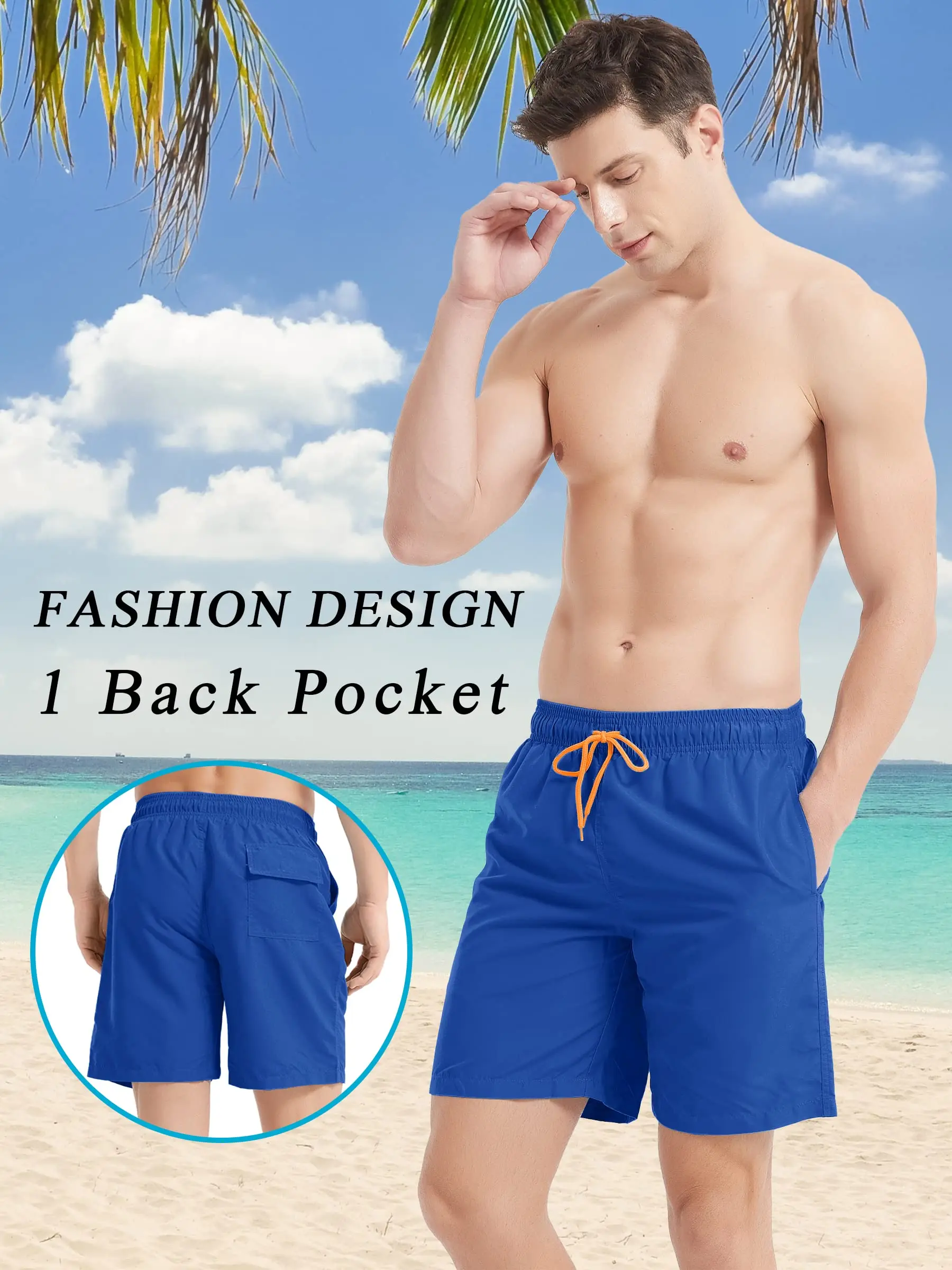 Board Swim Shorts Mens Casual