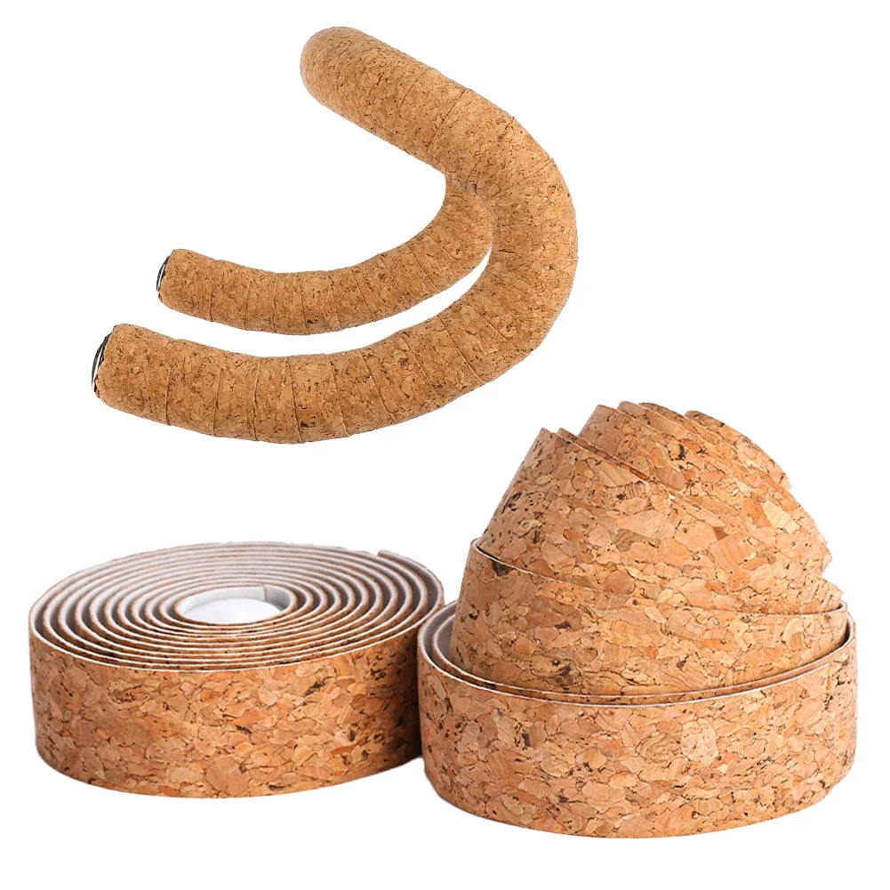 2Pcs Bicycle Handlebar Tape EVA Road Bike Shock Handlebar Tape Strap Sawdust Grain Bicycle Accessories EVA Handlebar Strap