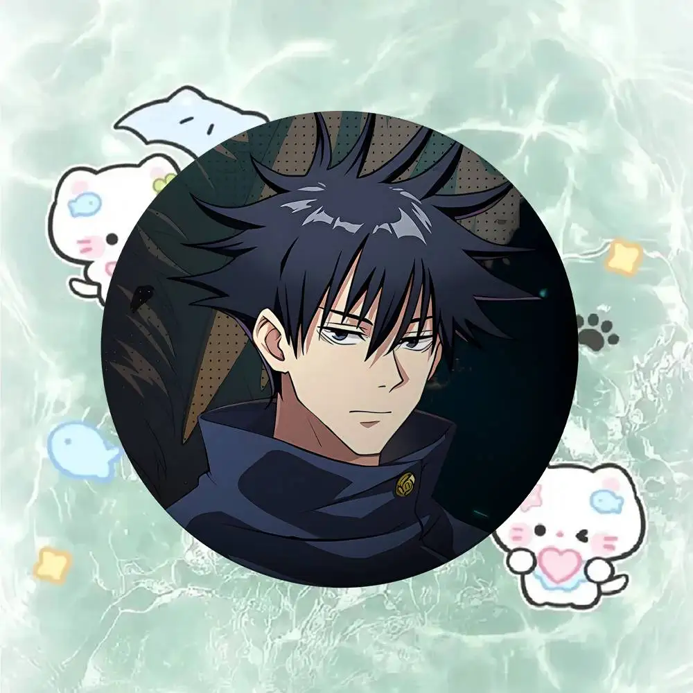 Anime Fushiguro Megumi Abzeichen Kreative Weißblech Taste Pins Brosche Kreative Zitate Kleidung Rucksack Schmuck Geschenk Für Kinder Freunde – Detail 8