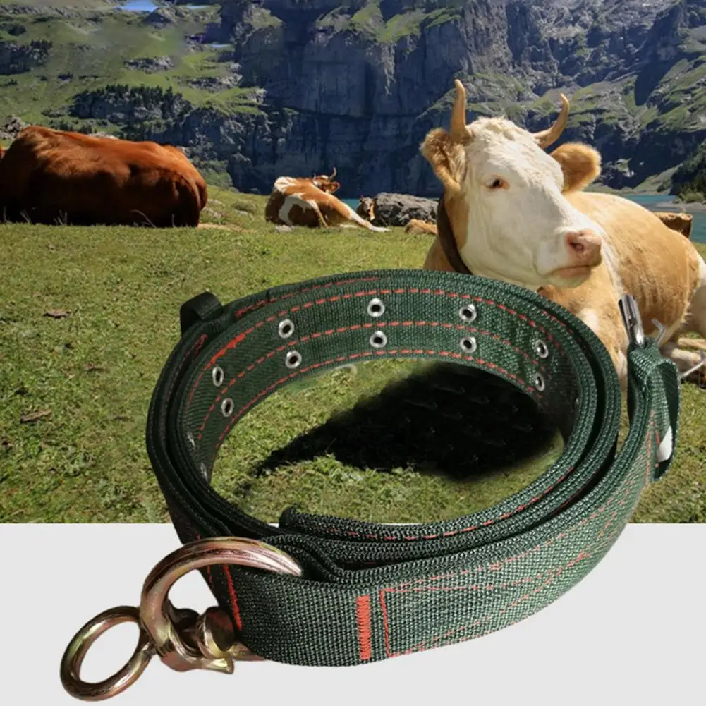 Durable Sheep Ropes Multi-use Livestock Collar Neck Accessories No Pilling Nylon Belt Livestock Collar for Farm Animal