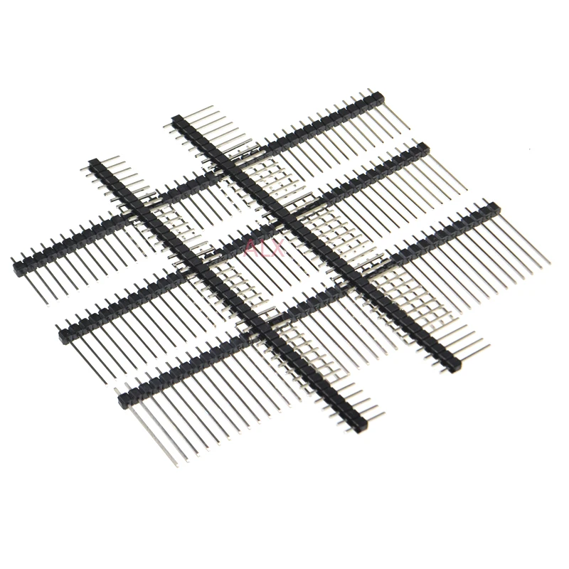 4 Stuks 2x20 Pins Vrouwelijke Header 2.54m Toonhoogte Extra Staart Dubbele Rij Lange Pin Een Twee Drie Spacer PCB Connector Strip voor Raspberry Pi