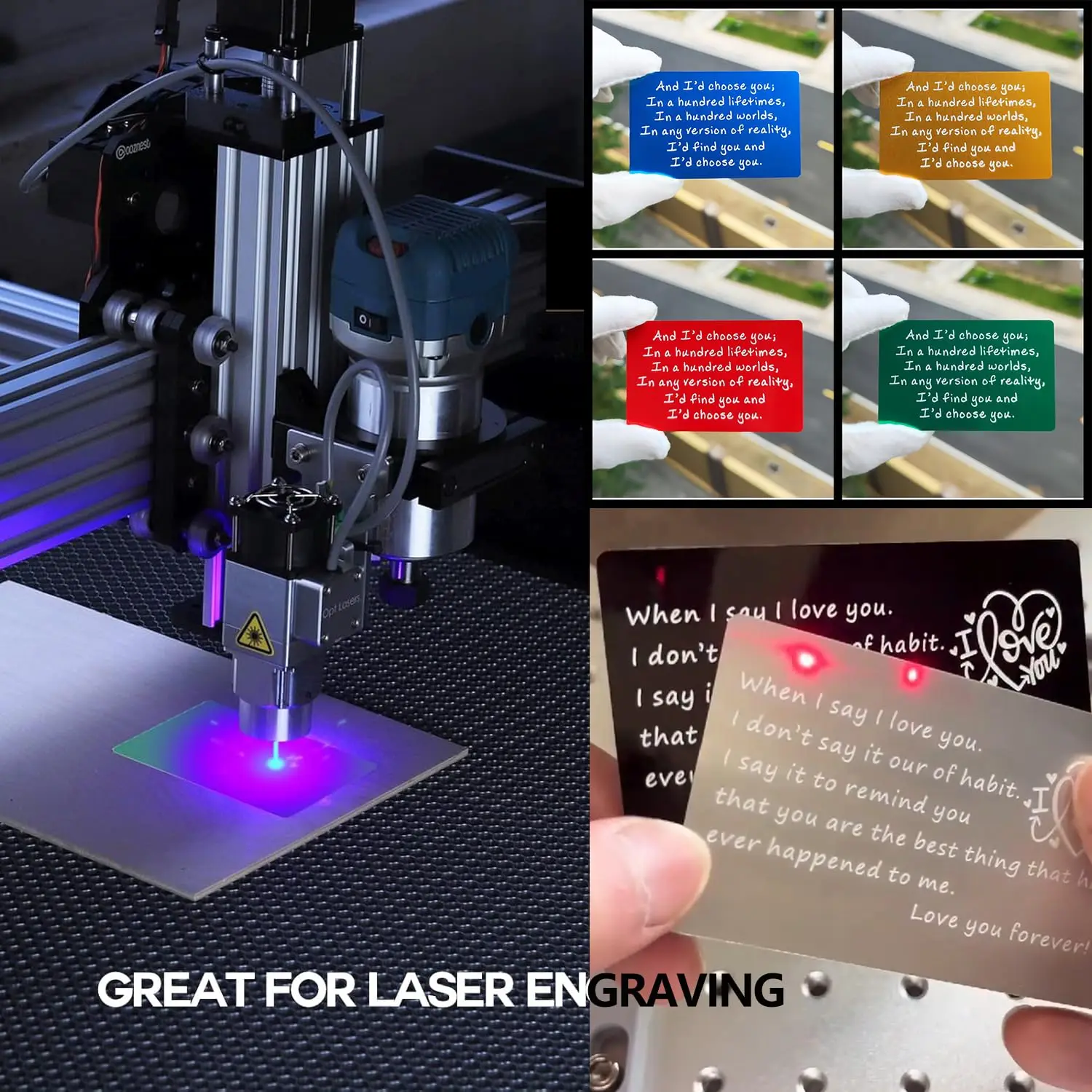 50개/세트 알루미늄 금속 명함 DIY 각인 카드 가정 사무용품 알루미늄 블랭크 레이저 각인용 블랭크