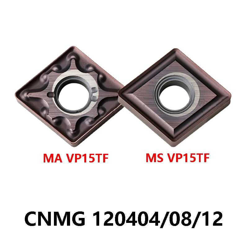 

CNMG120408-MA VP15TF CNMG120404-MA CNMG120412-MS VP05RT VP10RT 100% Original Carbide Inserts Processing Stainless Steel CNMG CNC