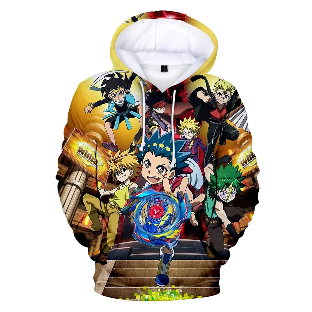 

3D Beyblade Burst Evolution 3-16 Years Boy Girls Hoodies Kids Sweatshirt Beyblade Burst Evolution Anime Oversized Hoody Clothing