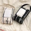 Bow Print Flip Cover Tissue Box Wet Wipes Case Car Hanging Bag Portable Paper Holder Removable Napkin Storage Case Home Decor 5
