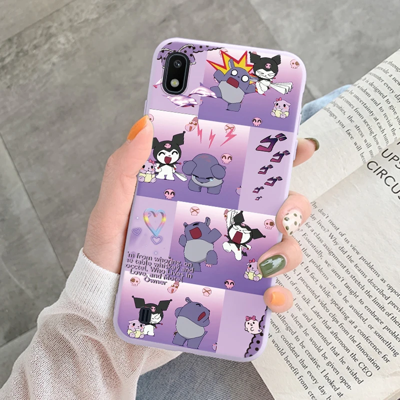 thumbnail image 1 of Funda bonita de Anime para Samsung Galaxy A10, funda de silicona suave A prueba de golpes para Galaxy A10 A 10, funda Kuromi Rabbit Bumper, 1 of 5