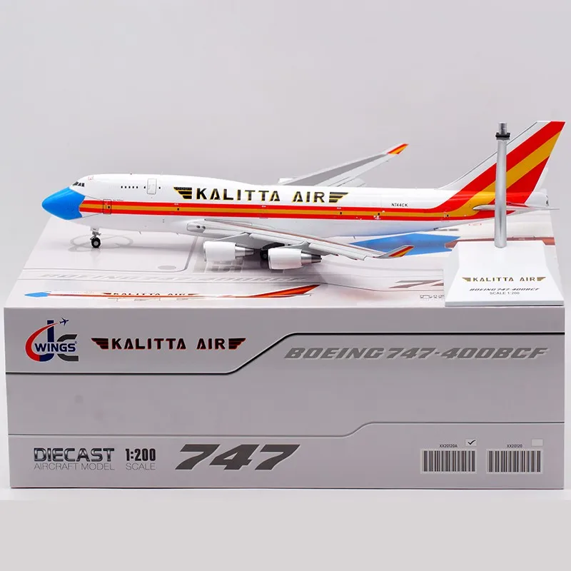 

Литые под давлением модели самолетов в масштабе 1/200 Kalitta Air B747-400F N744CK коллекция сувенирных украшений