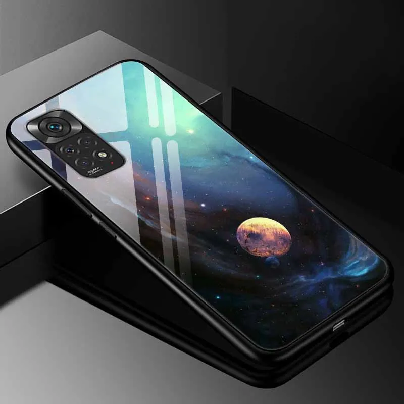 Tempered Glass Fashion Cover with Bumper Protection