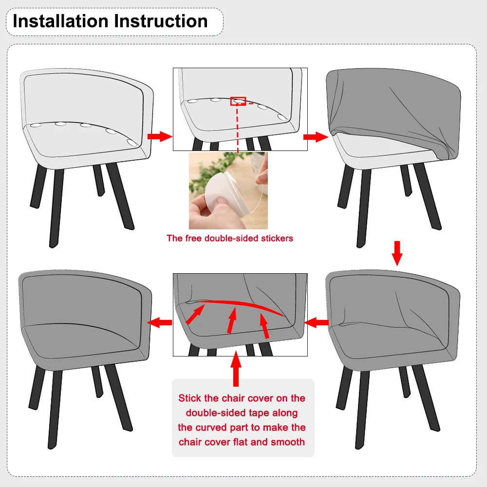 Description Picture 3 of itemPolar Fleece Triangle Chair Cover Stretch Plaid Dining Chair Covers Leisure Scandinavian Chairs Covers For Kitchen Home