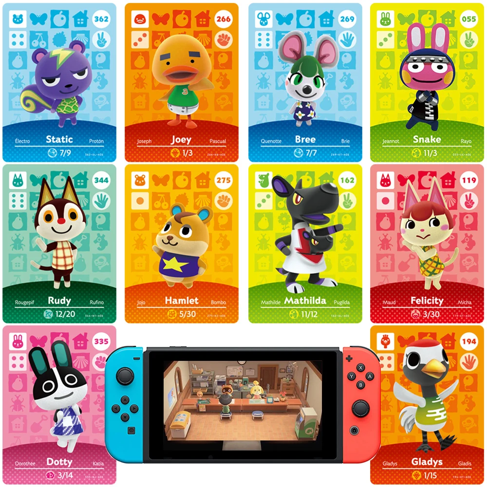 Nfc Animal Crossing Game Card Animal Crossing Nfc Tags Switch