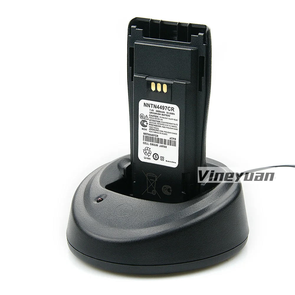 10PCS 2600mAh NNTN4497CR NNTN4497 High Capacity Li-ion Battery For Motorola CP040 CP140 CP150 CP160 CP180 DEP450 XiR P3688 Radio 5