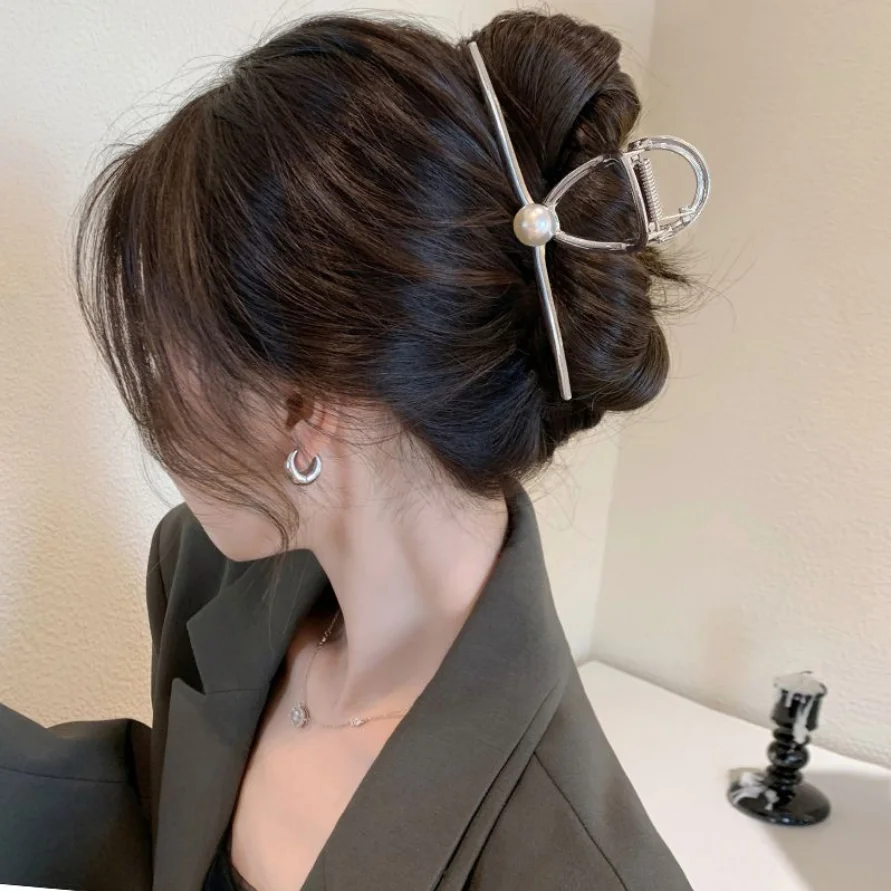 Neue Frauen Elegante Geometrische Haar Krallen Vintage Einfache Haar Clip Greifen Große Metall Haarnadeln Barrettes Mode Haar Zubehör – Detail 10