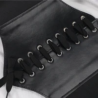 Corset femme gaine amincissante Sexy large ceinture en cuir Cummerbunds sangle ceintures pour femmes taille haute minceur Corsets et Bustiers,corset femme 4