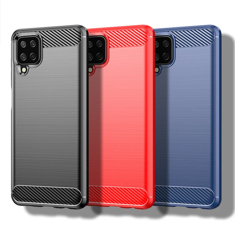 Per Samsung Galaxy A12 Custodia Per Samsung M12 F12 A12 Nacho Cover 6.5 Pollici Paraurti Protettivo In Silicone Morbido Antiurto Per A12 M12